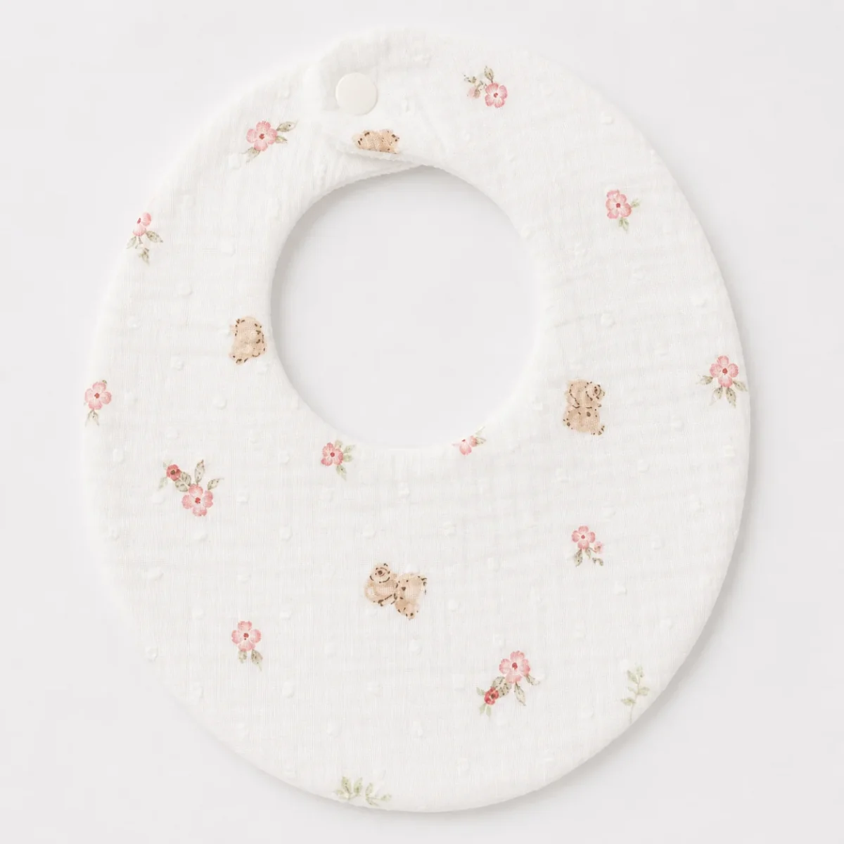 Babero Flores y Perritos-REPUNTS BY RAQUEL