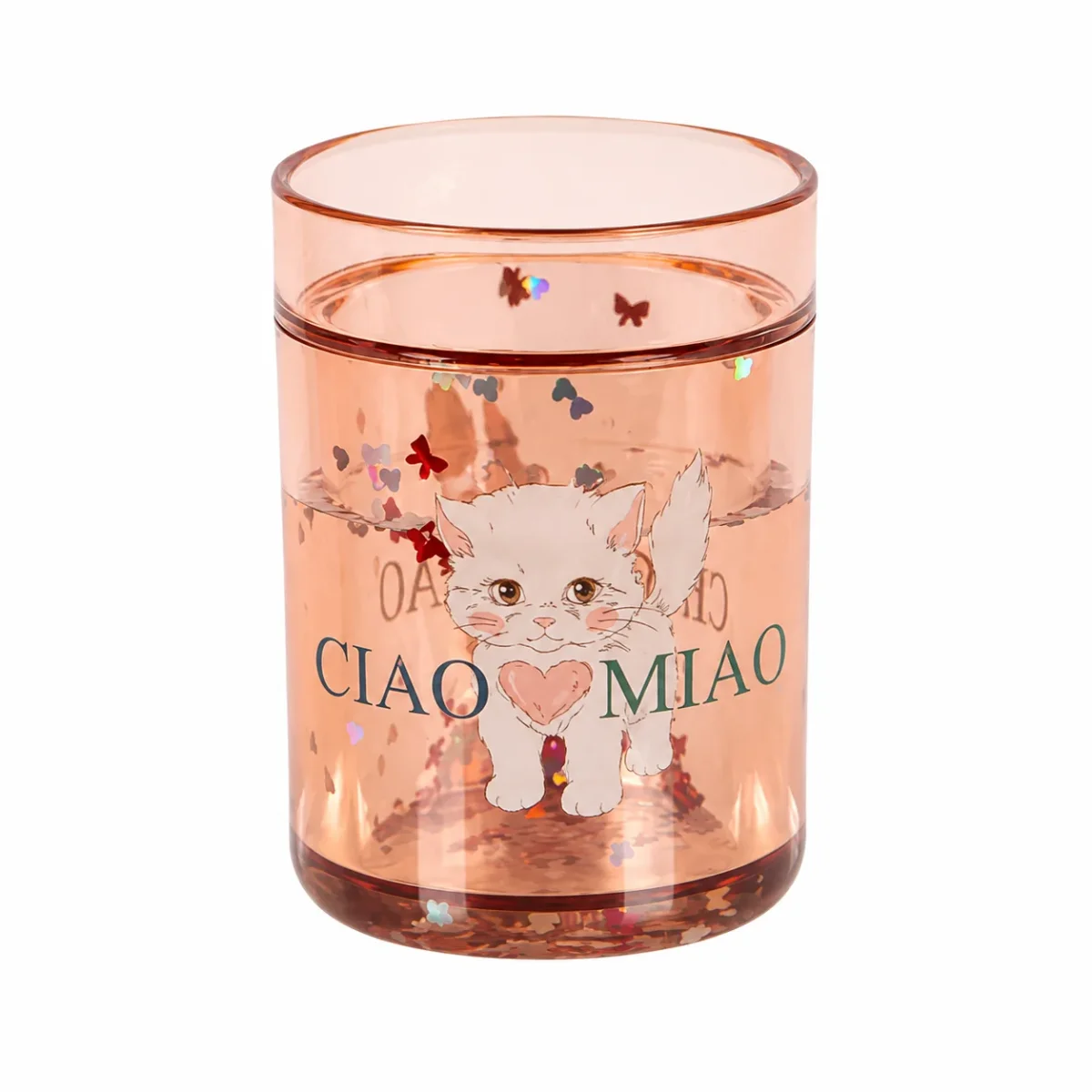Vaso con Purpurina Rosa Gatitos- -KONGES SLØJD - Imagen 6