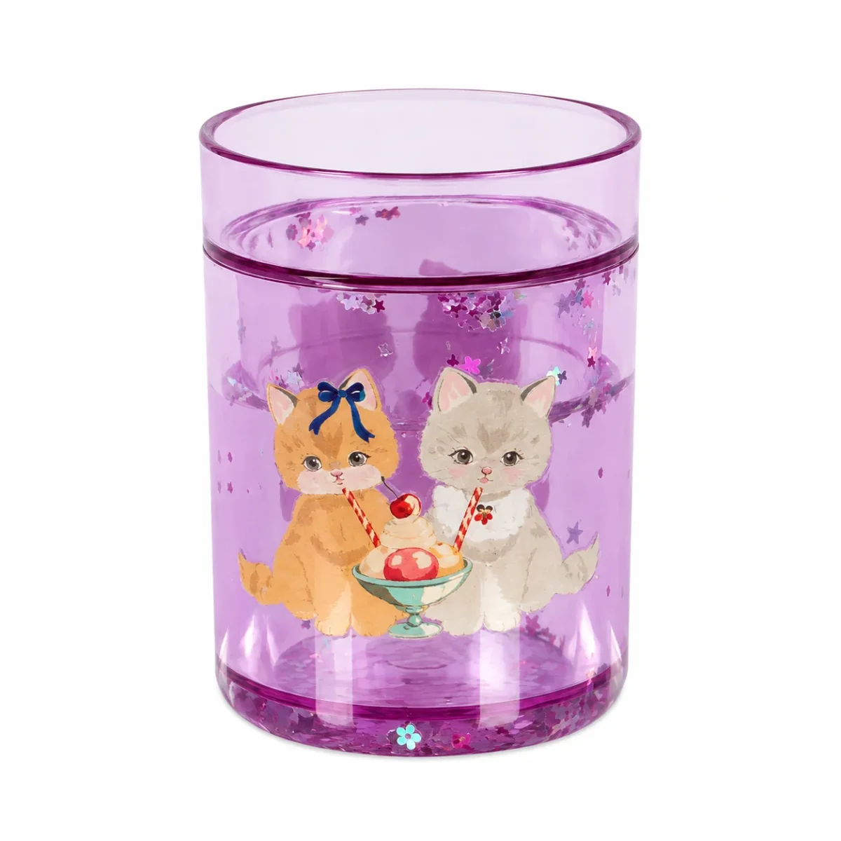 Vaso con Purpurina Rosa Gatitos- -KONGES SLØJD - Imagen 5