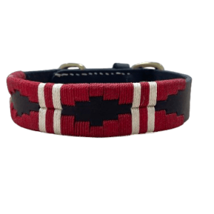 COLLAR ARGENTINA RAYAS ROJO