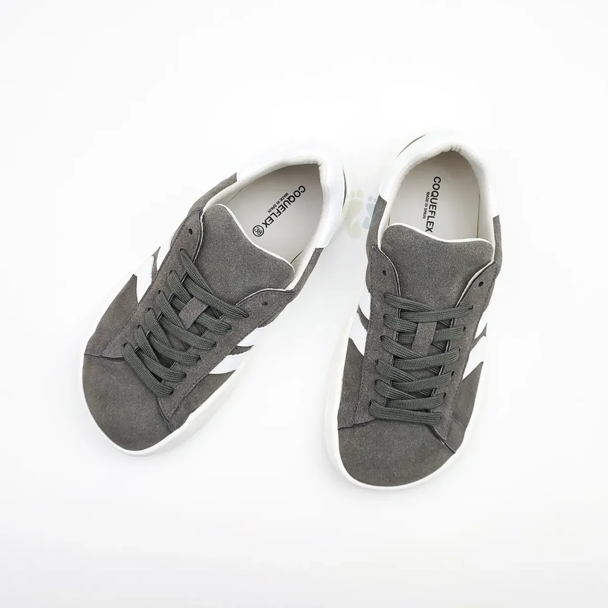 Coqueflex Zapatillas Suede Gris - Imagen 6