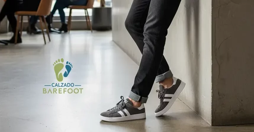 Coqueflex Zapatillas Suede Gris - Imagen 7