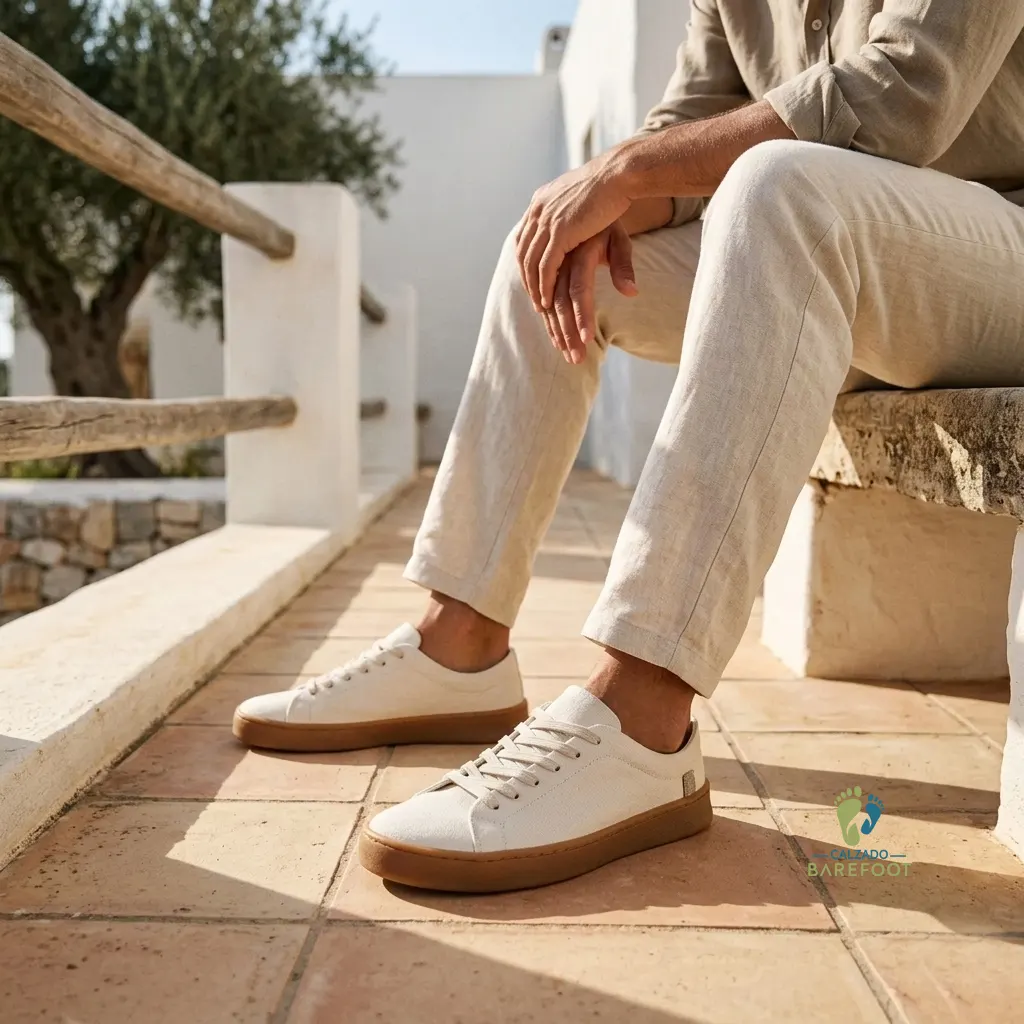 Coqueflex Zapatillas Lona Beige - Imagen 3