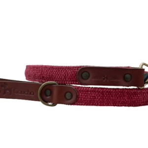 CORREA PARA PERROS ROJA
