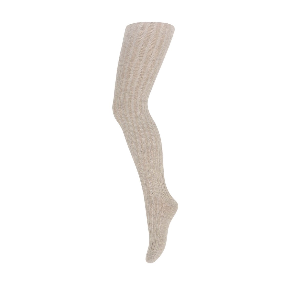 Leotardos de canalé Beige Melange- MP DENMARK - Imagen 2