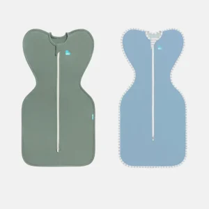 Swaddle Up Starter Set | 1,0 TOG | Blanco Nubes Conejitos | Blanco Soñador | Jaspeado Natural