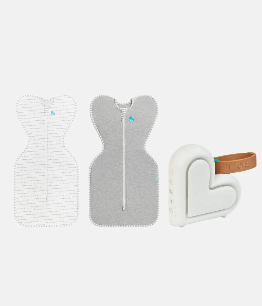 Swaddle Up Starter Set | 1,0 TOG | Blanco Nubes Conejitos | Blanco Soñador | Jaspeado Natural - Imagen 2