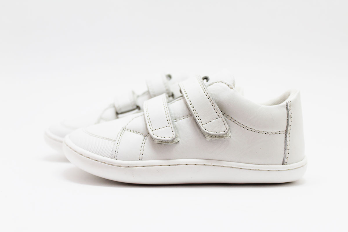 Deportivos colegial blanco respetuosos Barefoot by Chetto - Imagen 4