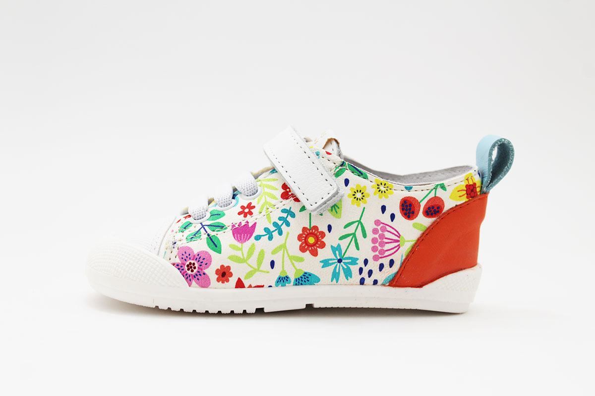 Deportivos estampado colorido Ariel Blanditos by crios niña - Imagen 6