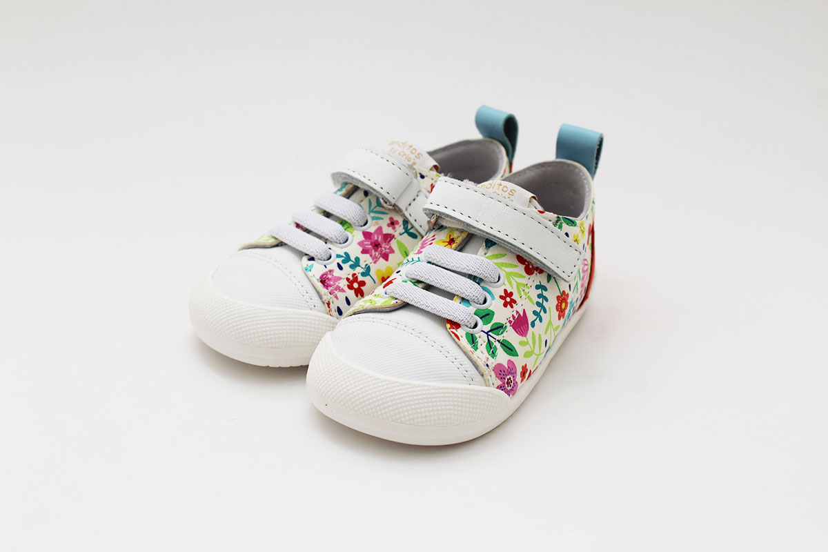 Deportivos estampado colorido Ariel Blanditos by crios niña - Imagen 8