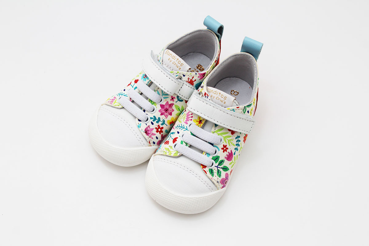 Deportivos estampado colorido Ariel Blanditos by crios niña - Imagen 9