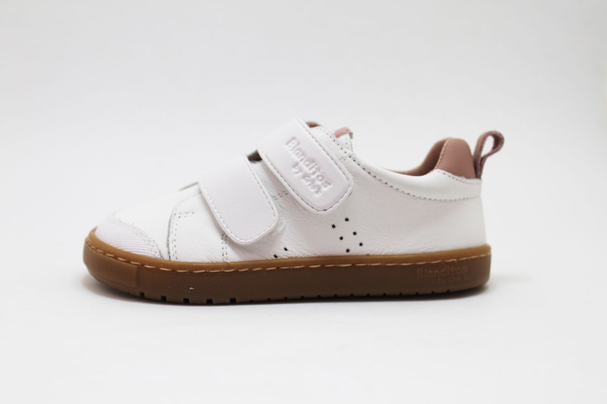 Deportivo Blanditos by Crios blanco rosa suela caramelo - Imagen 6