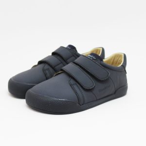 Deportivos tipo colegial azul marino Blanditos modelo Londres