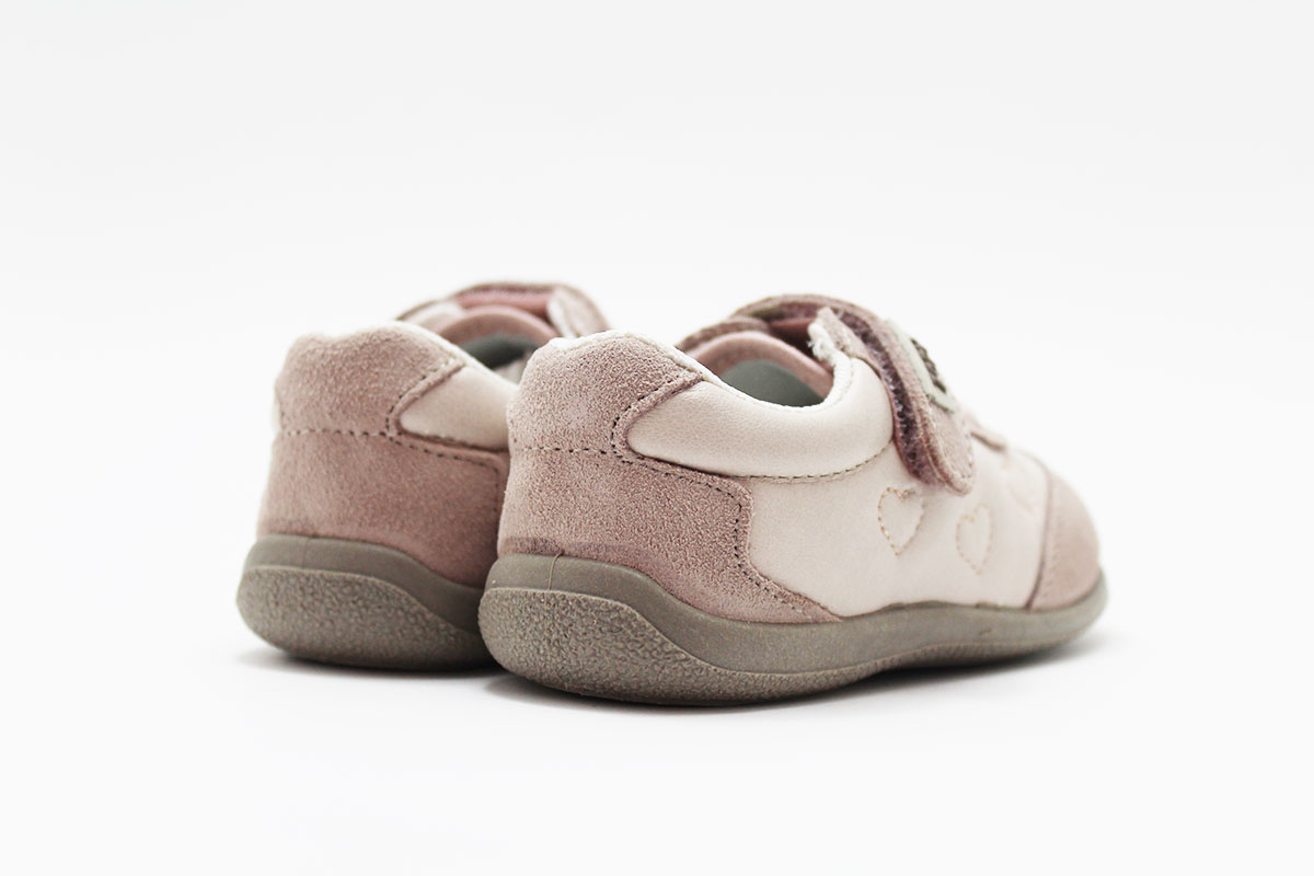 Deportivos Zapyflex respetuoso rosa corazones niña - Imagen 8