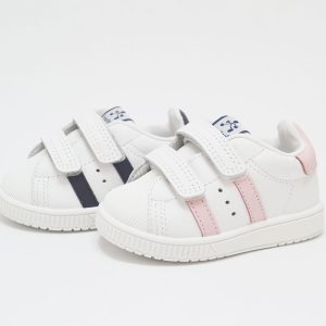 Zapatillas deporte niños colegio rayas laterales Titanitos