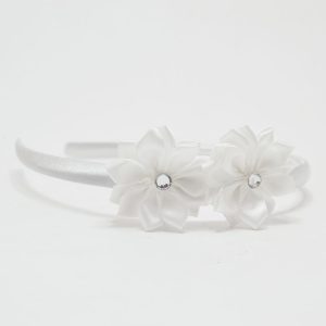 Diadema flores laterales ceremonia
