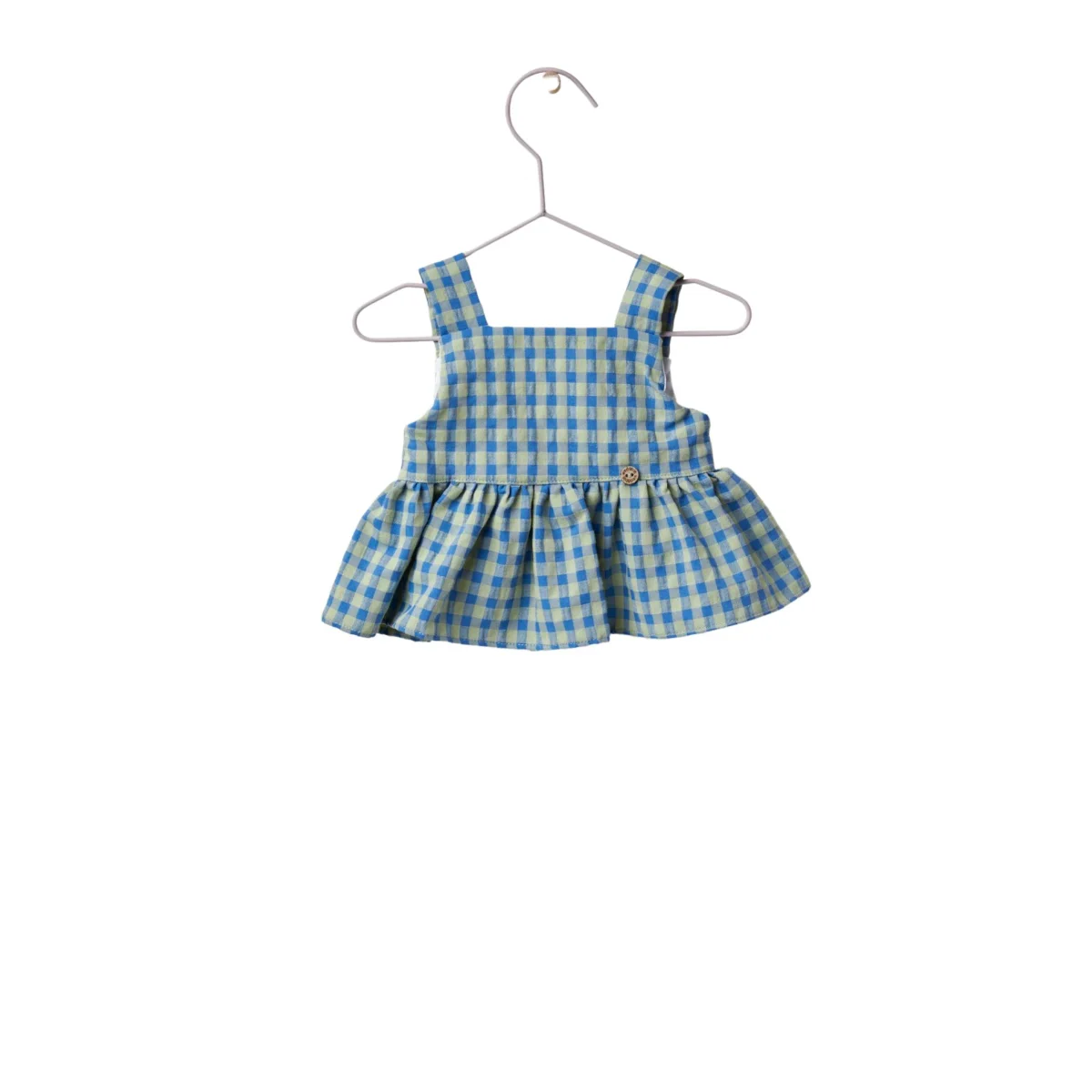 Top cuadro vichy verde- WEDOBLE