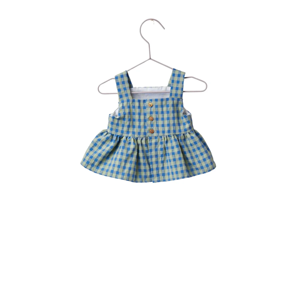 Top cuadro vichy verde- WEDOBLE - Imagen 3