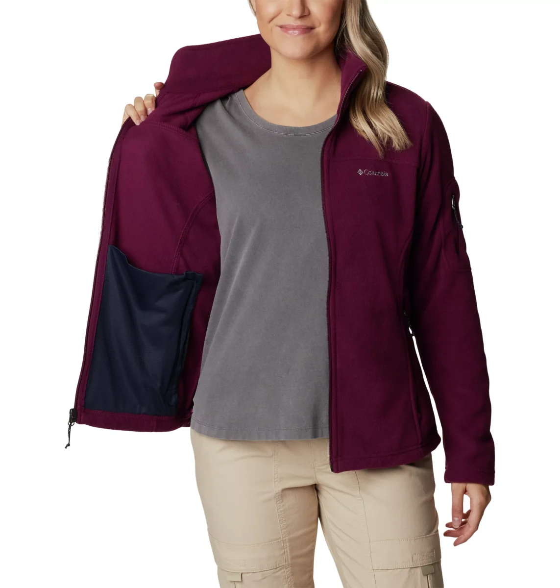 Chaqueta Fast Trek™ II Color: Marionberry - Imagen 4