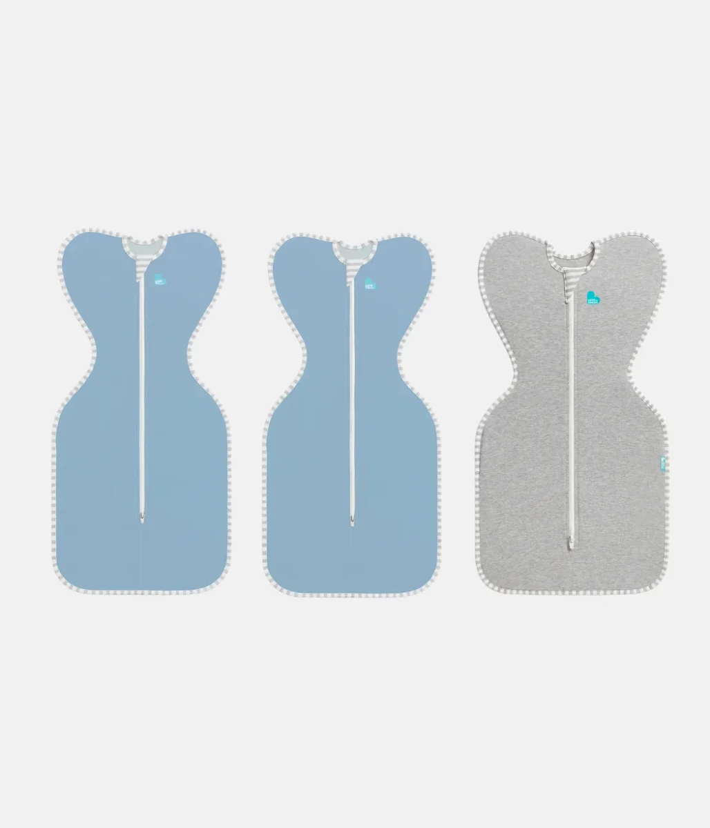 Swaddle Up Starter Set | 1,0 TOG | Blanco Nubes Conejitos | Blanco Soñador | Jaspeado Natural - Imagen 2
