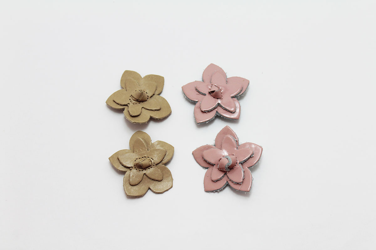 Flor piel quita y pon elástico correa - Imagen 2
