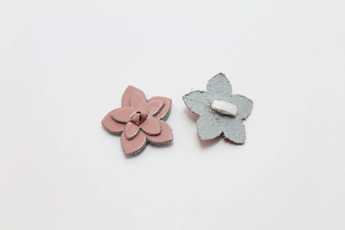 Flor piel quita y pon elástico correa - Imagen 4