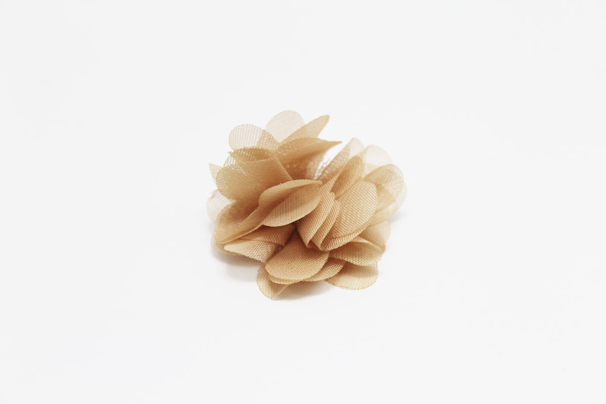 Flor tul quita y pon elástico correa - Imagen 6