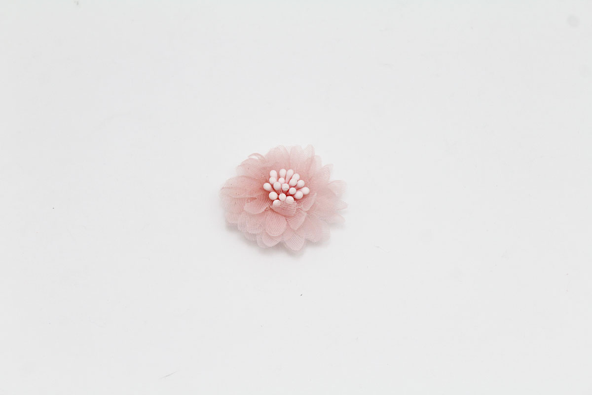 Flor tul quita y pon elástico correa - Imagen 4