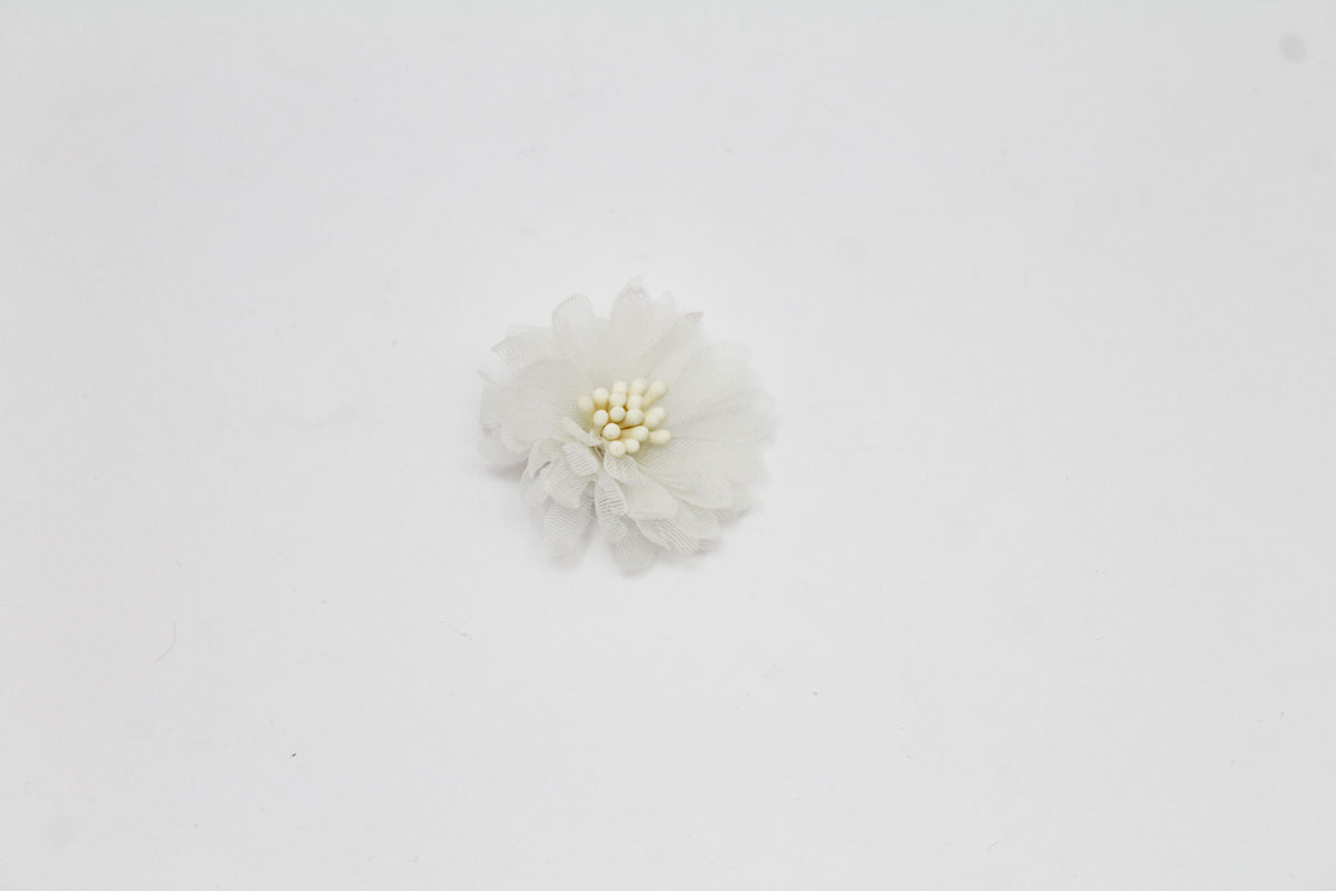 Flor tul quita y pon elástico correa - Imagen 8