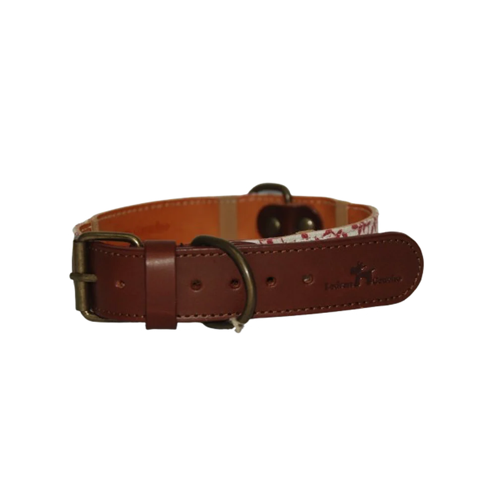 Collar para perros floral blanco y rosa (outlet) - Imagen 3