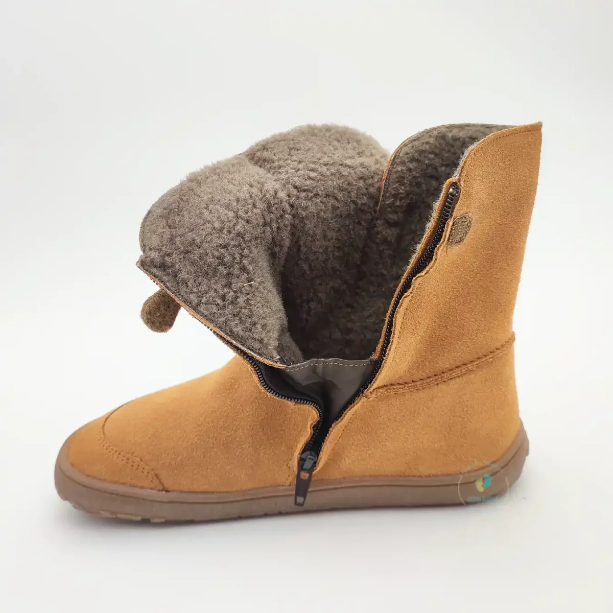 Froddo Barefoot Botas Tex Suede Cognac - Imagen 3