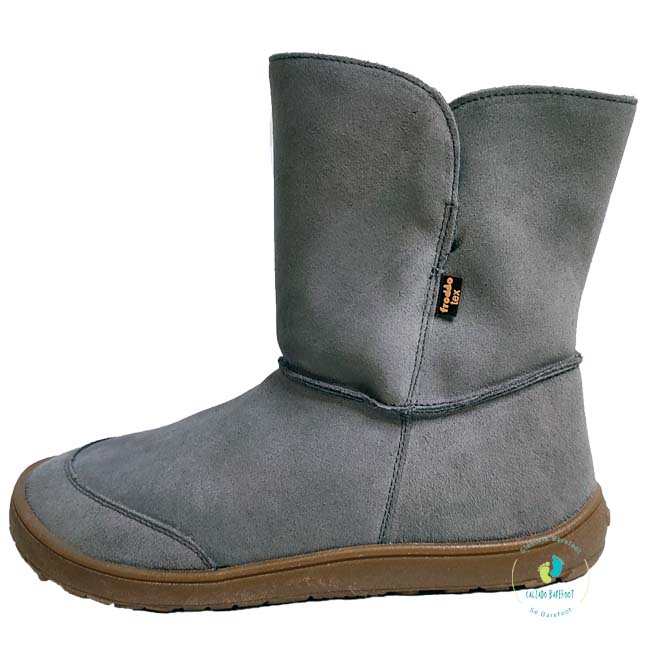 Froddo Barefoot Botas Tex Suede Gris - Imagen 2