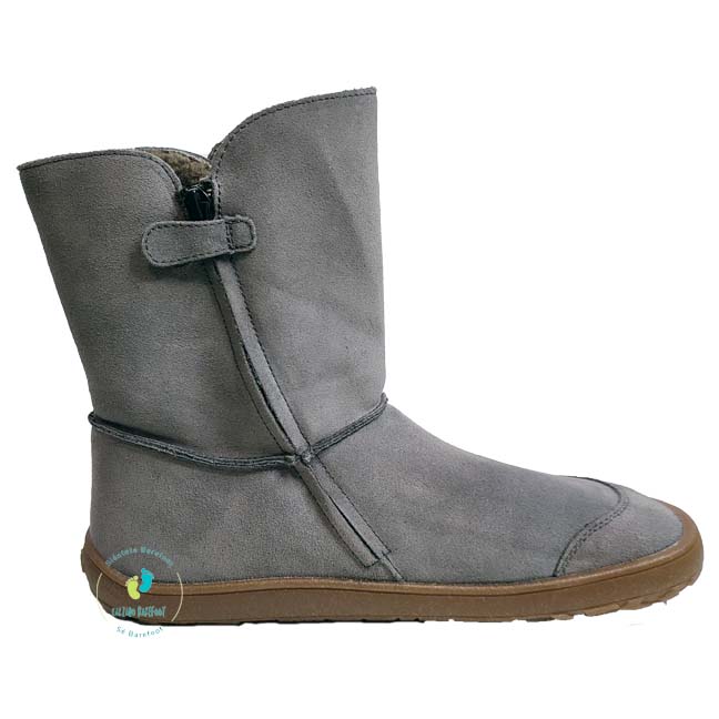 Froddo Barefoot Botas Tex Suede Gris - Imagen 3
