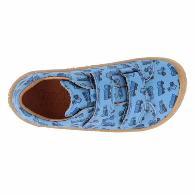 Froddo Barefoot Piel Azul Coches - Imagen 4