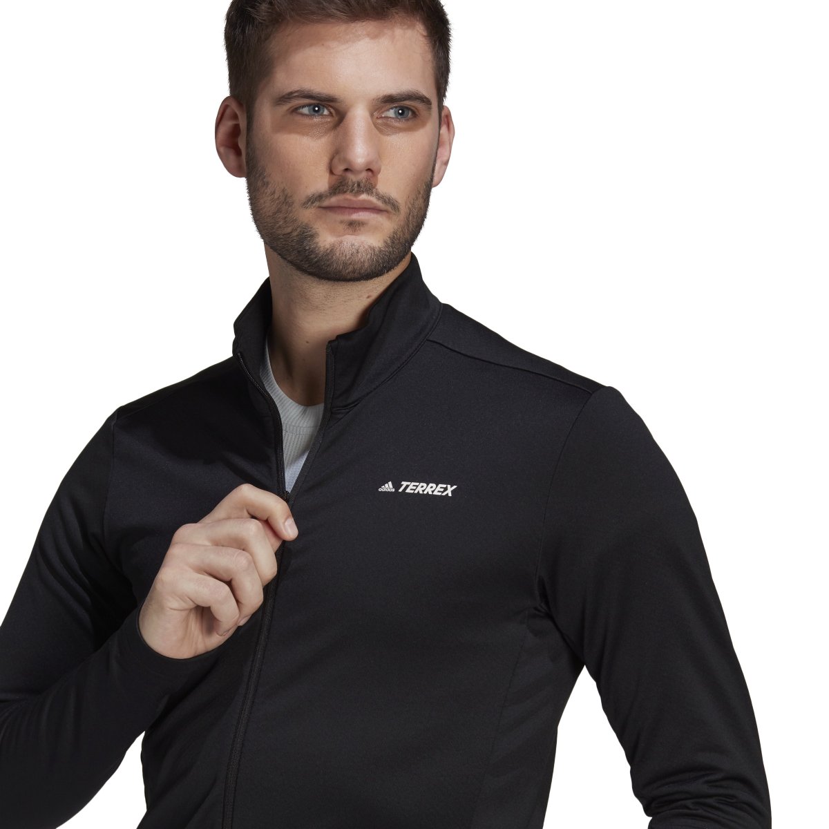CHAQUETA MT FULL ZIP FLEECE COLOR BLACK - Imagen 4
