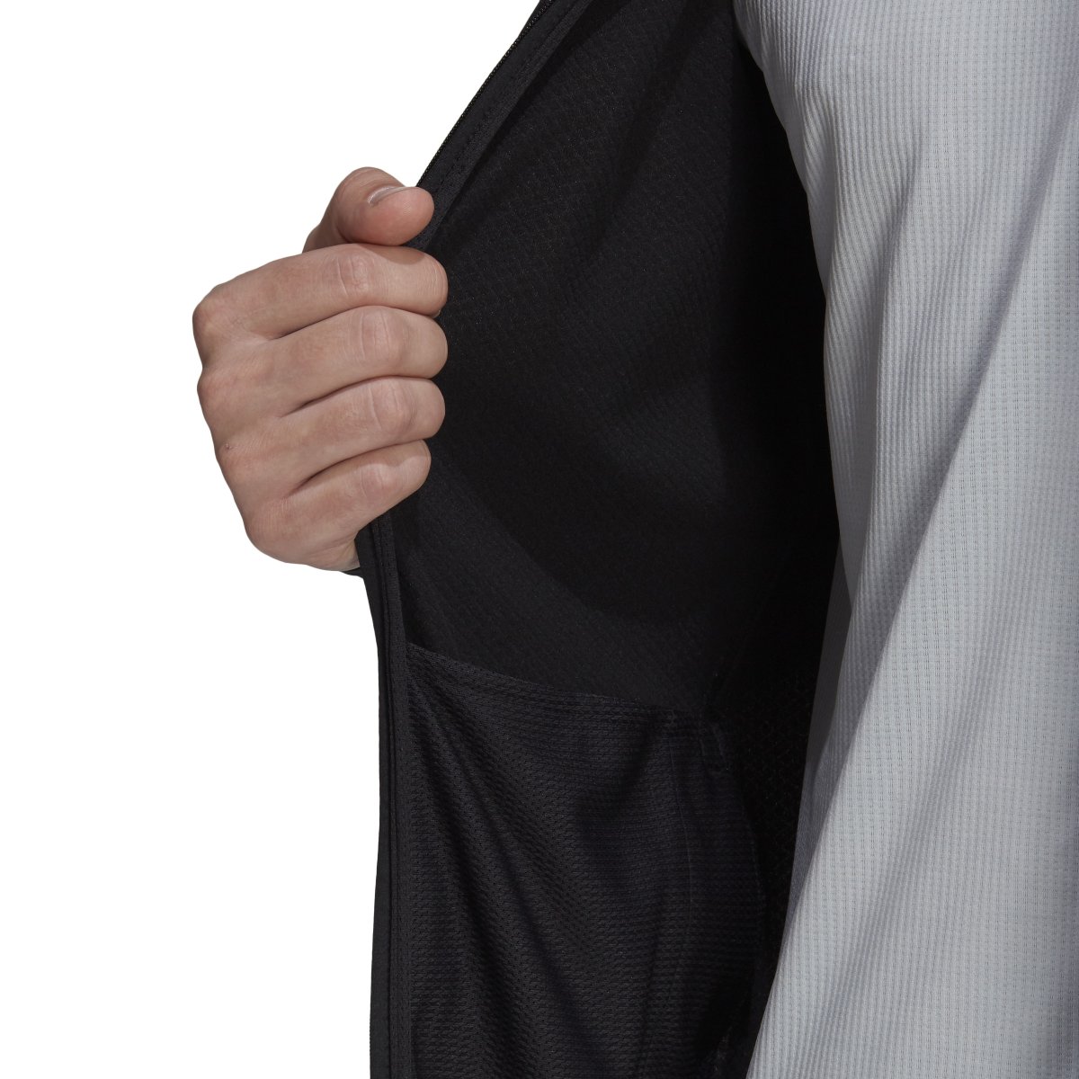 CHAQUETA MT FULL ZIP FLEECE COLOR BLACK - Imagen 7