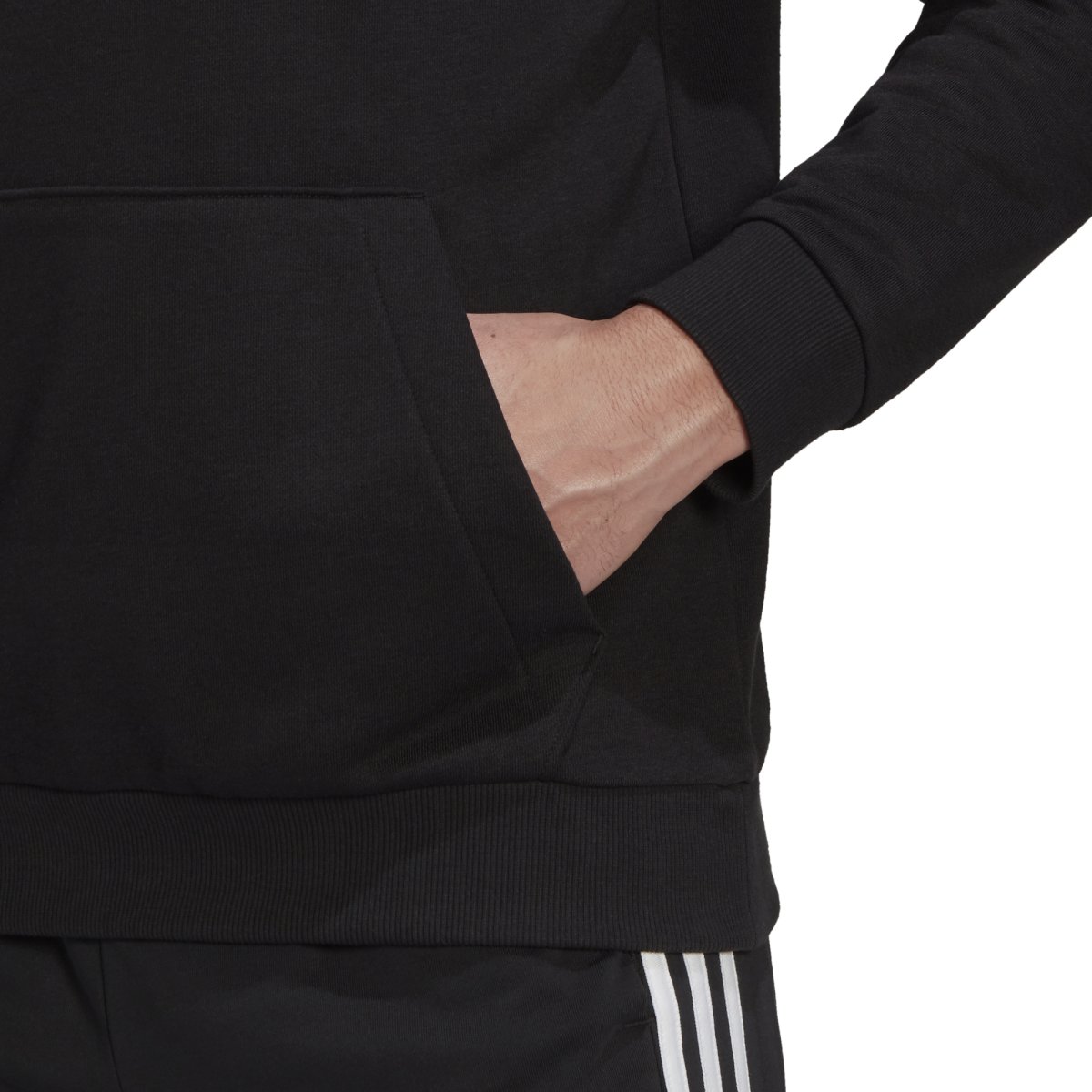 SUDADERA M BL FT HD COLOR BLACK/WHITE - Imagen 7