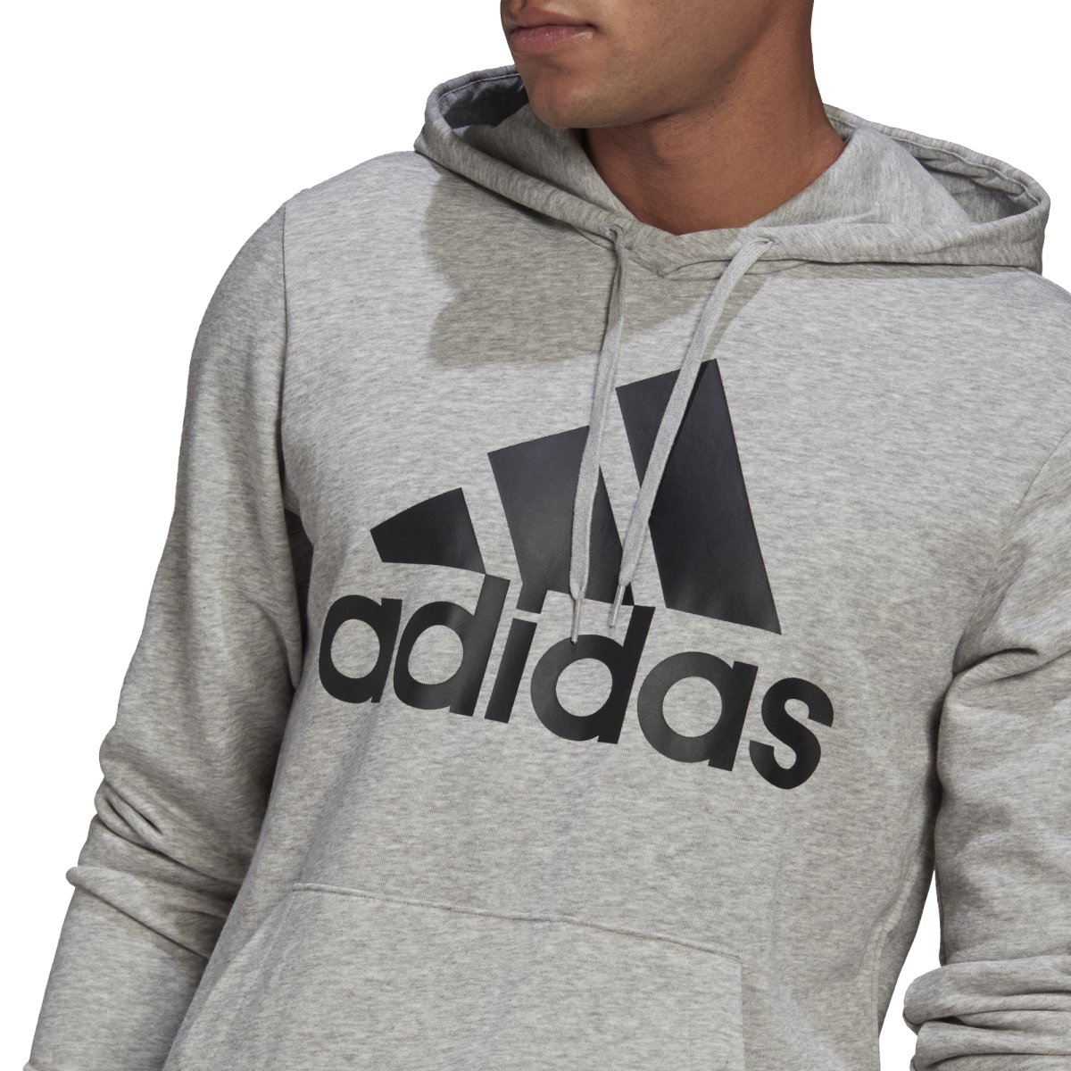 SUDADERA M BL FT HD COLOR MEDIUM GREY HEATHER/BLACK - Imagen 3