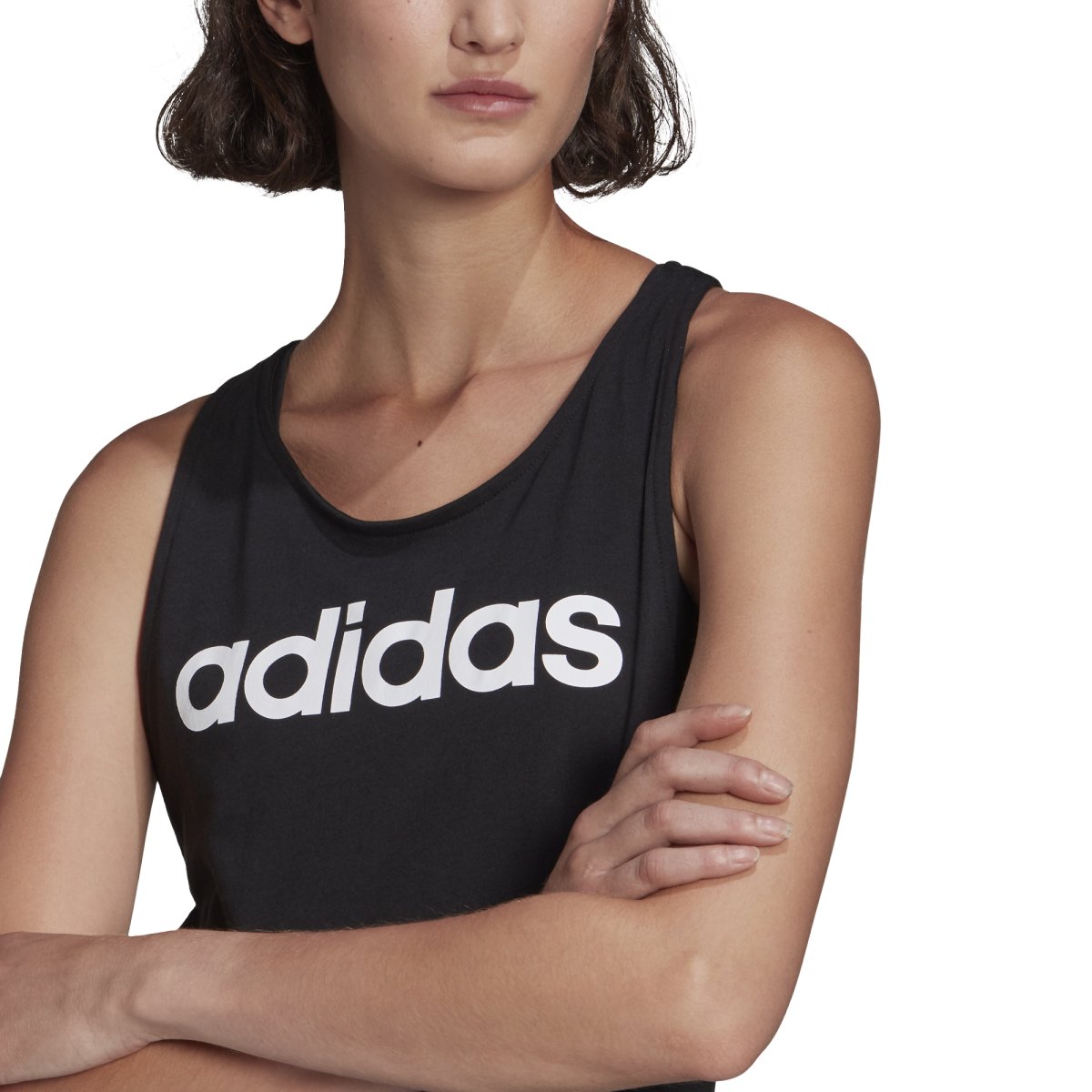 CAMISETA DE TIRANTES W LIN COLOR BLACK/WHITE - Imagen 4
