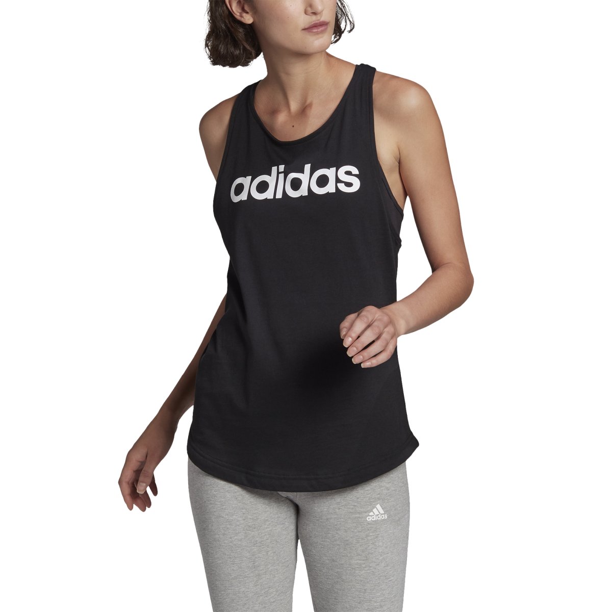 CAMISETA DE TIRANTES W LIN COLOR BLACK/WHITE - Imagen 6