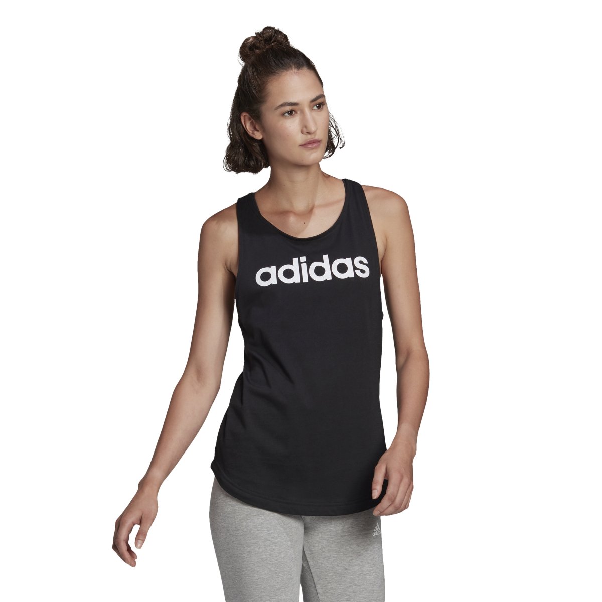 CAMISETA DE TIRANTES W LIN COLOR BLACK/WHITE - Imagen 7