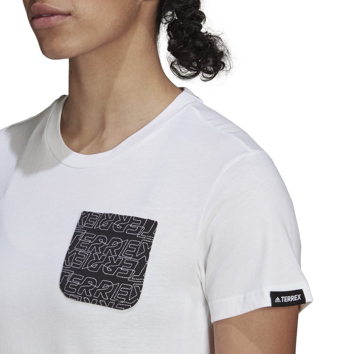 CAMISETA W TX POCKET Color: Blanco - Imagen 3