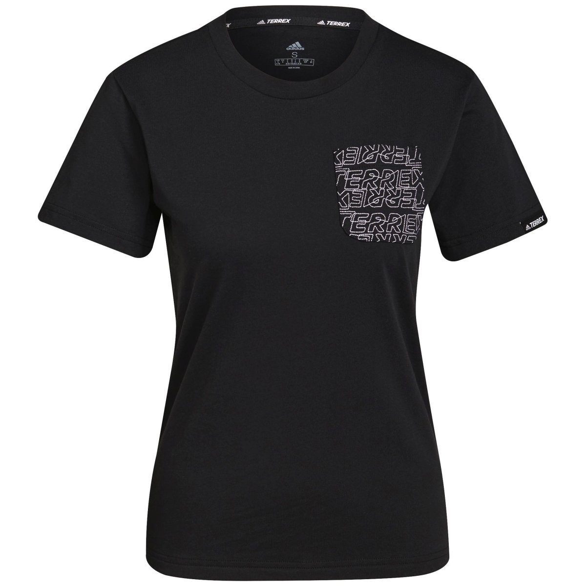 CAMISETA W TX POCKET Color: Negro - Imagen 2