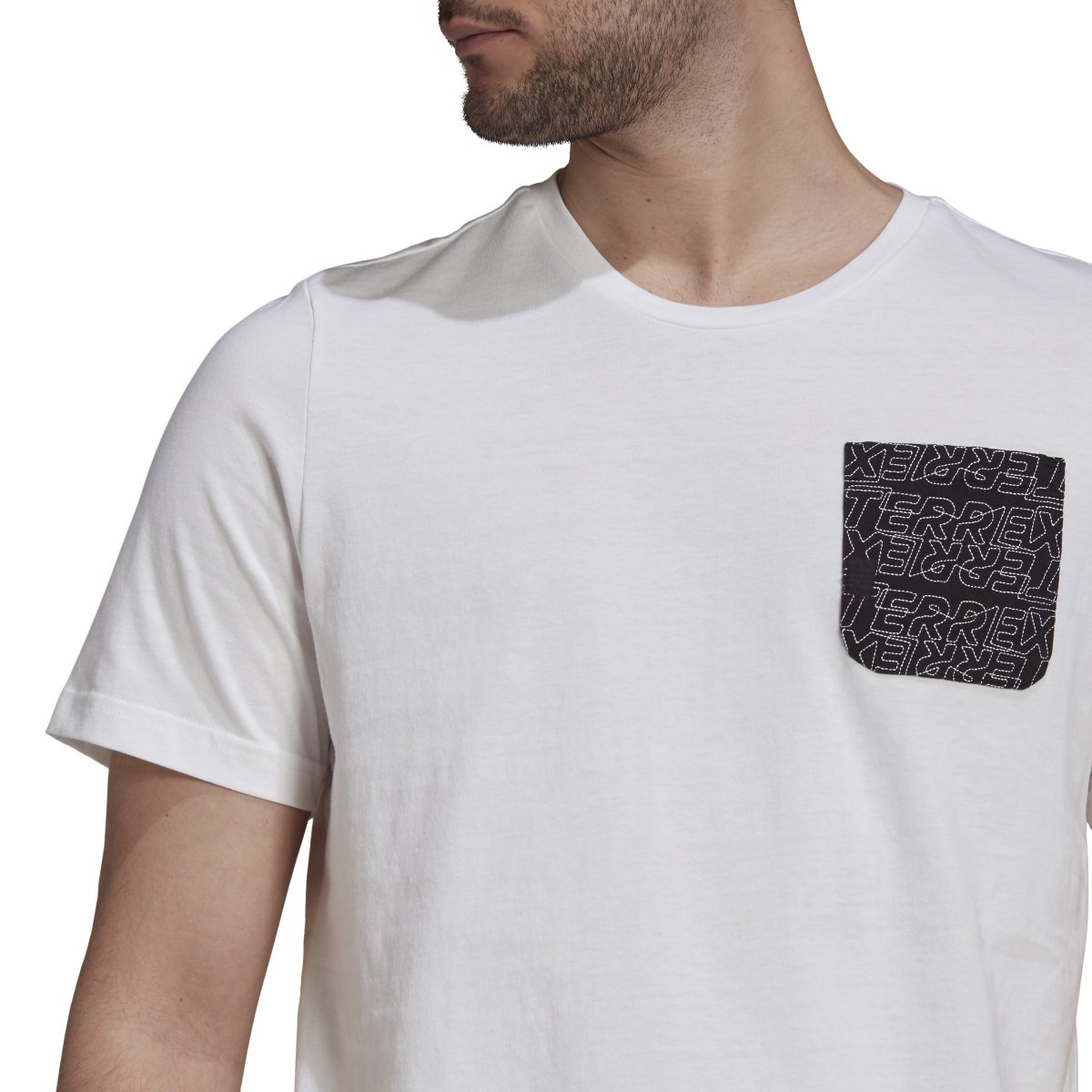 CAMISETA TX POCKET COLOR BLANCO/NEGRO - Imagen 5