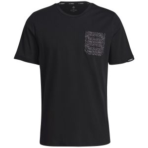 CAMISETA TX POCKET COLOR NEGRO/BLANCO