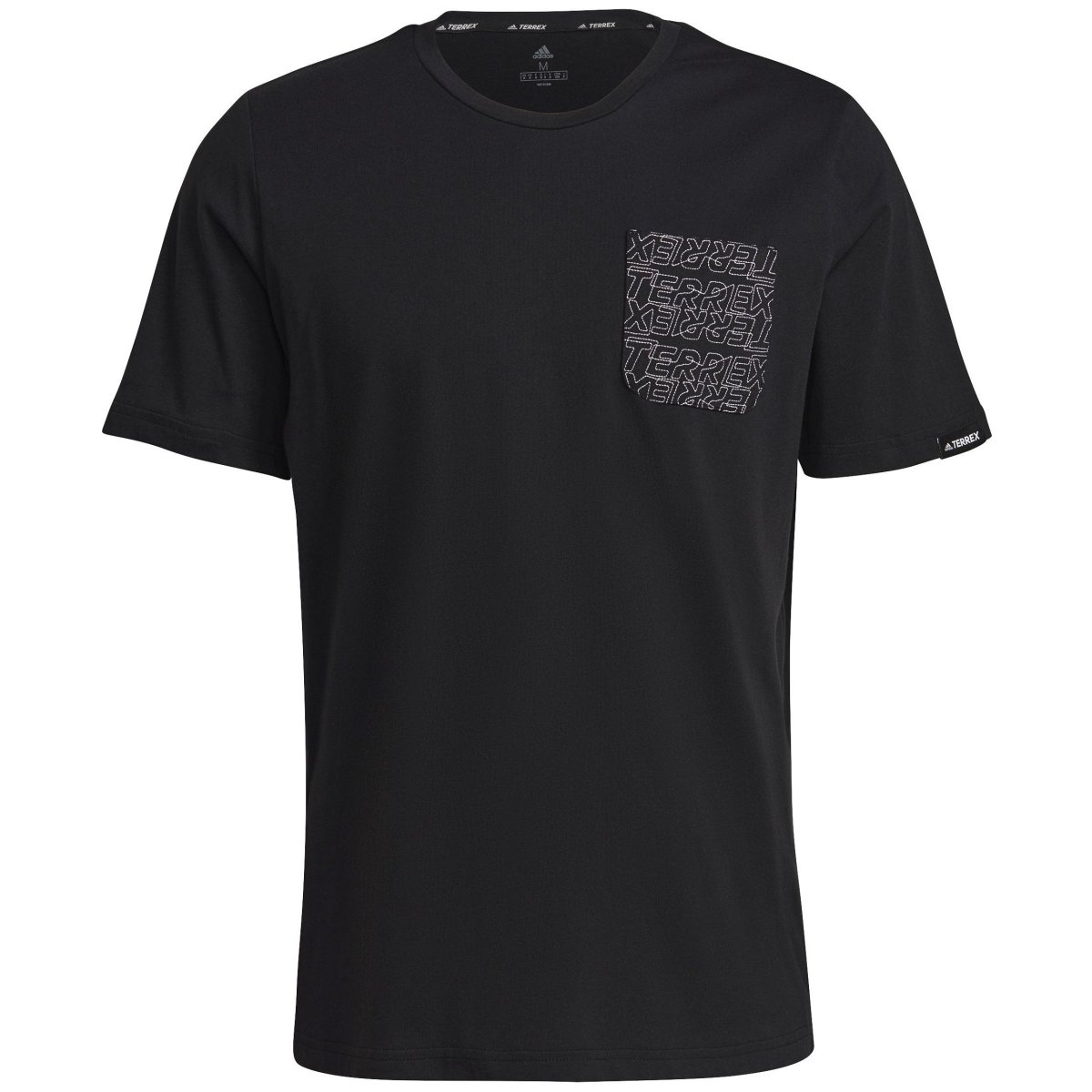 CAMISETA TX POCKET COLOR NEGRO/BLANCO - Imagen 2