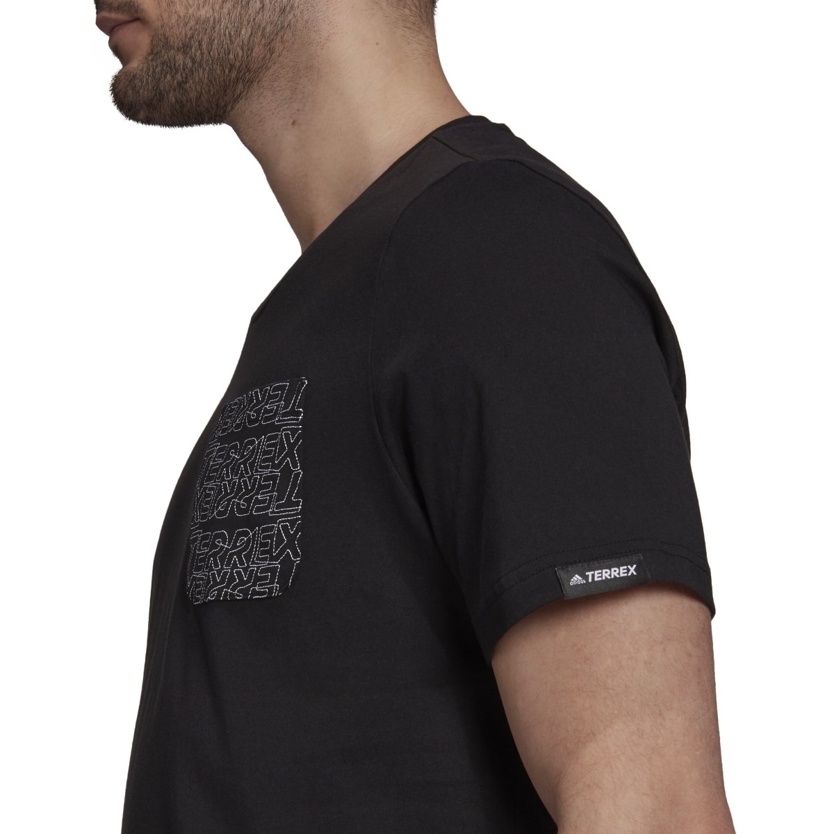 CAMISETA TX POCKET COLOR NEGRO/BLANCO - Imagen 6