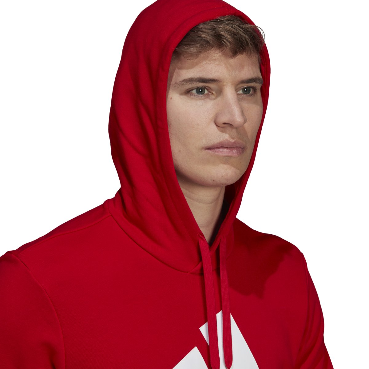 SUDADERA M BL FT HD COLOR SCARLET/WHITE - Imagen 4