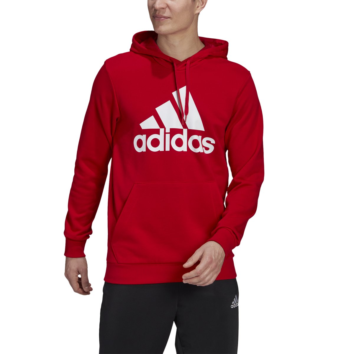 SUDADERA M BL FT HD COLOR SCARLET/WHITE - Imagen 5