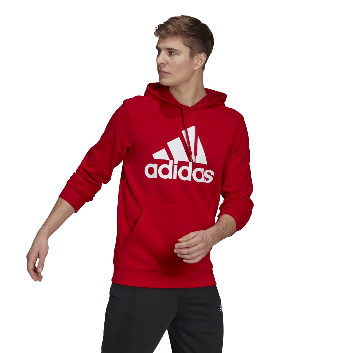 SUDADERA M BL FT HD COLOR SCARLET/WHITE - Imagen 6